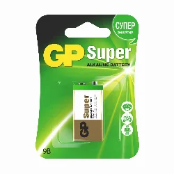 Батарейка GP Super крона 6LR61 алкалиновая 9V BL*1 Фото 1