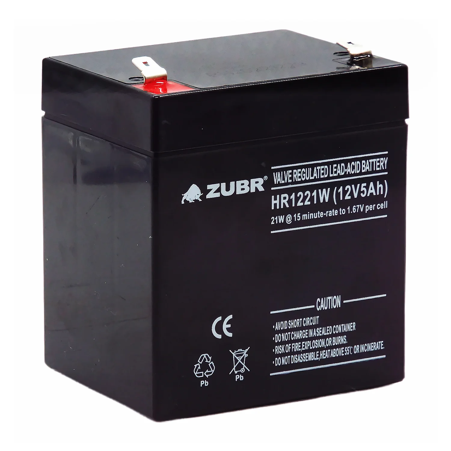 Аккумулятор ZUBR HR1221W (12V5Ah) универсальный