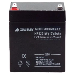 Аккумулятор ZUBR HR1221W (12V5Ah) универсальный Фото 1