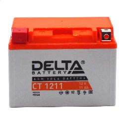 Аккумулятор DELTA СТ 1211 AGM 11 Ач п.п. (YTZ12S) Фото 1
