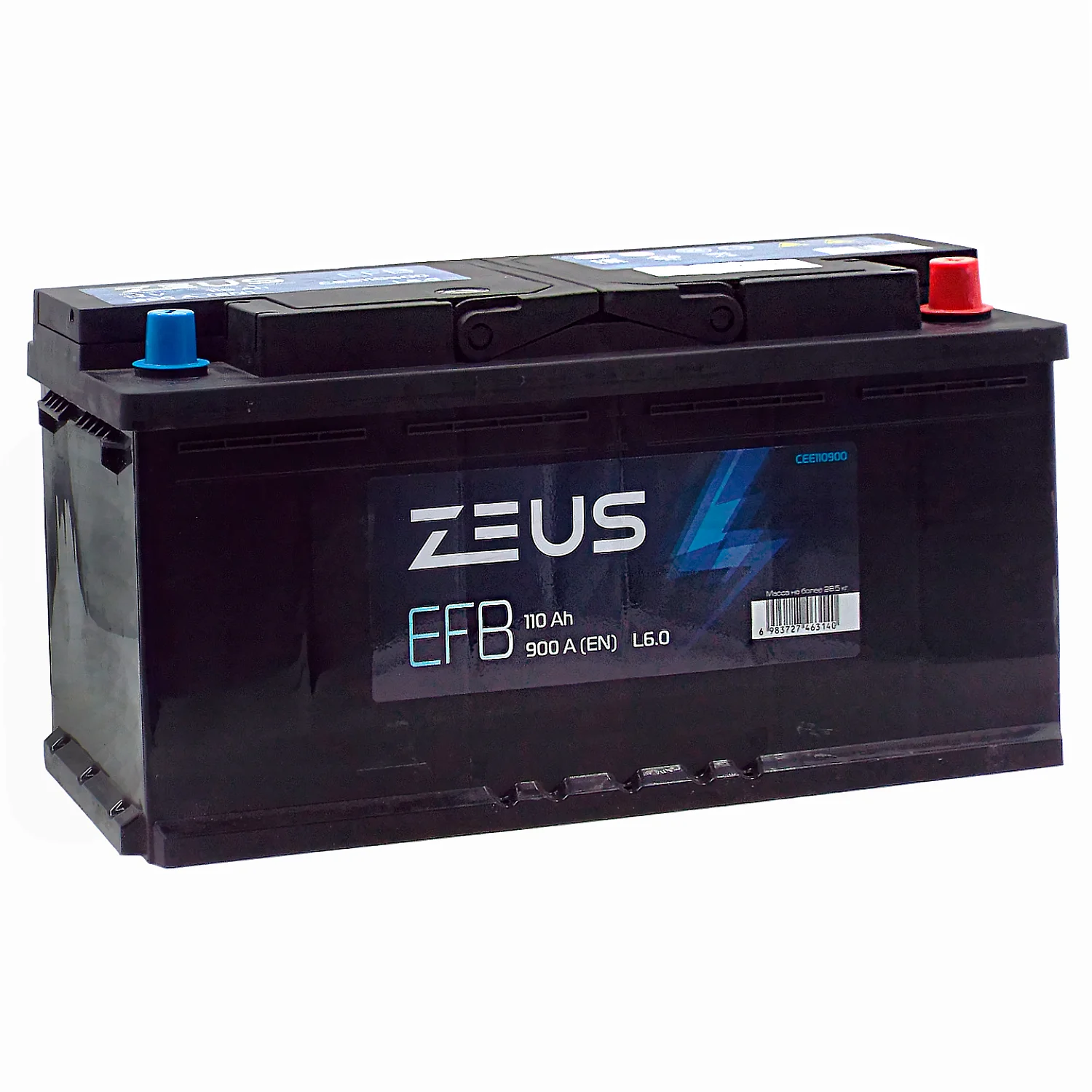 Аккумулятор ZEUS EFB 110 Ач о.п. Уценка!