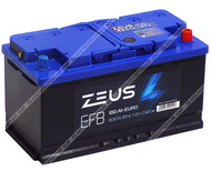 Аккумулятор ZEUS EFB 100 Ач о.п.