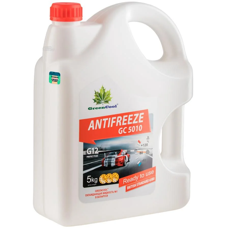 Антифриз GreenCool GC5010 G12, красный 5 кг Фото 1