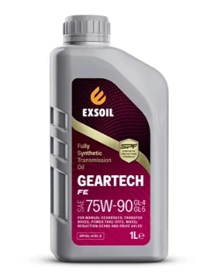 Масло трансмиссионное EXSOIL GEARTECH FE 75w90 GL-4/GL-5/MT-1 1л Фото 1