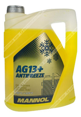 Антифриз Mannol Advanced AG13+ желтый 5л