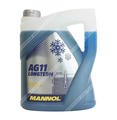 Антифриз Mannol Longterm AG11 синий 5л