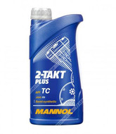 Масло моторное 2-ТAKT PLUS Mannol полусинтетическое 1л
