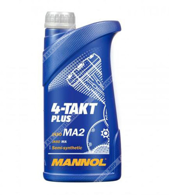 Масло моторное 4-Takt Plus Mannol 10w-40 1л