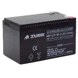 Аккумулятор ZUBR HR1251W (12V12Ah) универсальный Фото 1