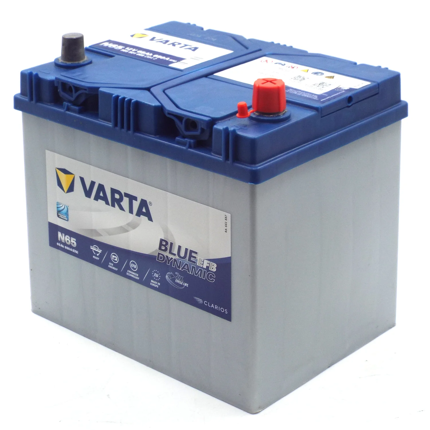 Аккумулятор VARTA Blue Dynamic EFB Asia N65 65 Ач о.п. Фото 1