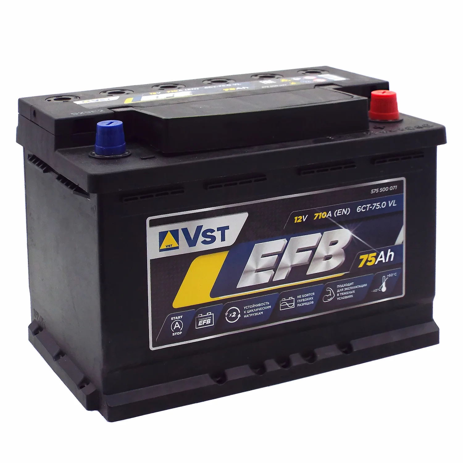 Аккумулятор VST EFB L3-1 75 Ач о.п. Уценка!