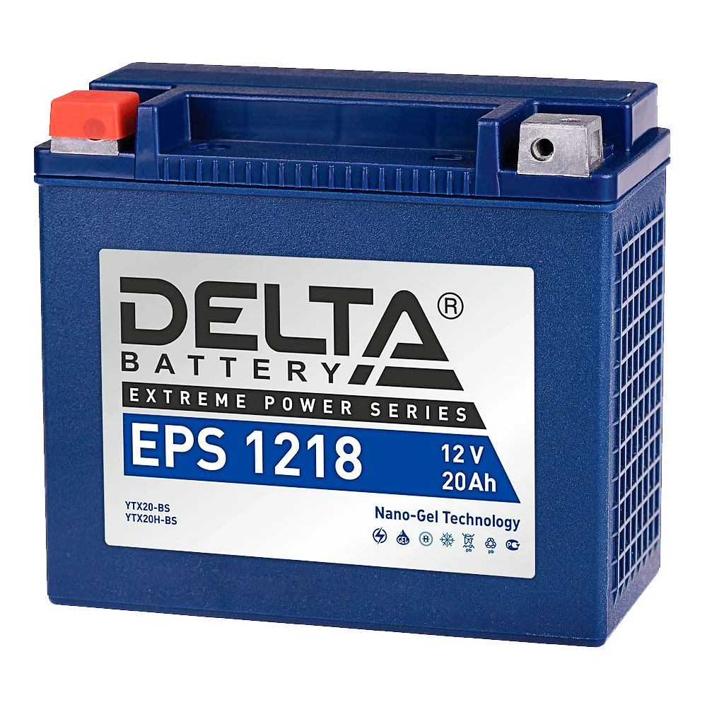 Аккумулятор DELTA EPS 1218 20 Ач п.п. (YTX20-BS)