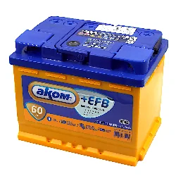Аккумулятор АКОМ +EFB 60 Ач п.п. Фото 1