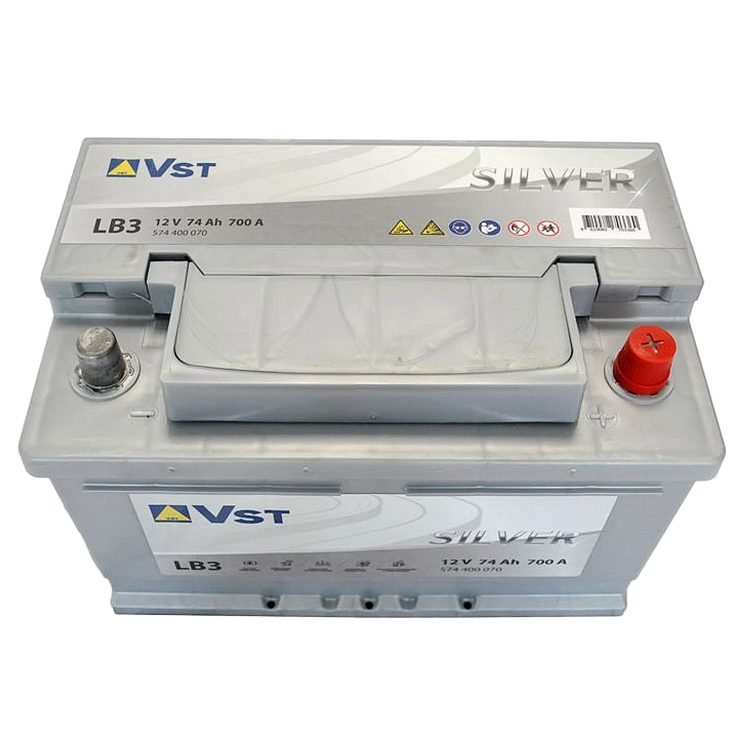 Аккумулятор VST Silver LB3 74 Ач о.п. Фото 1