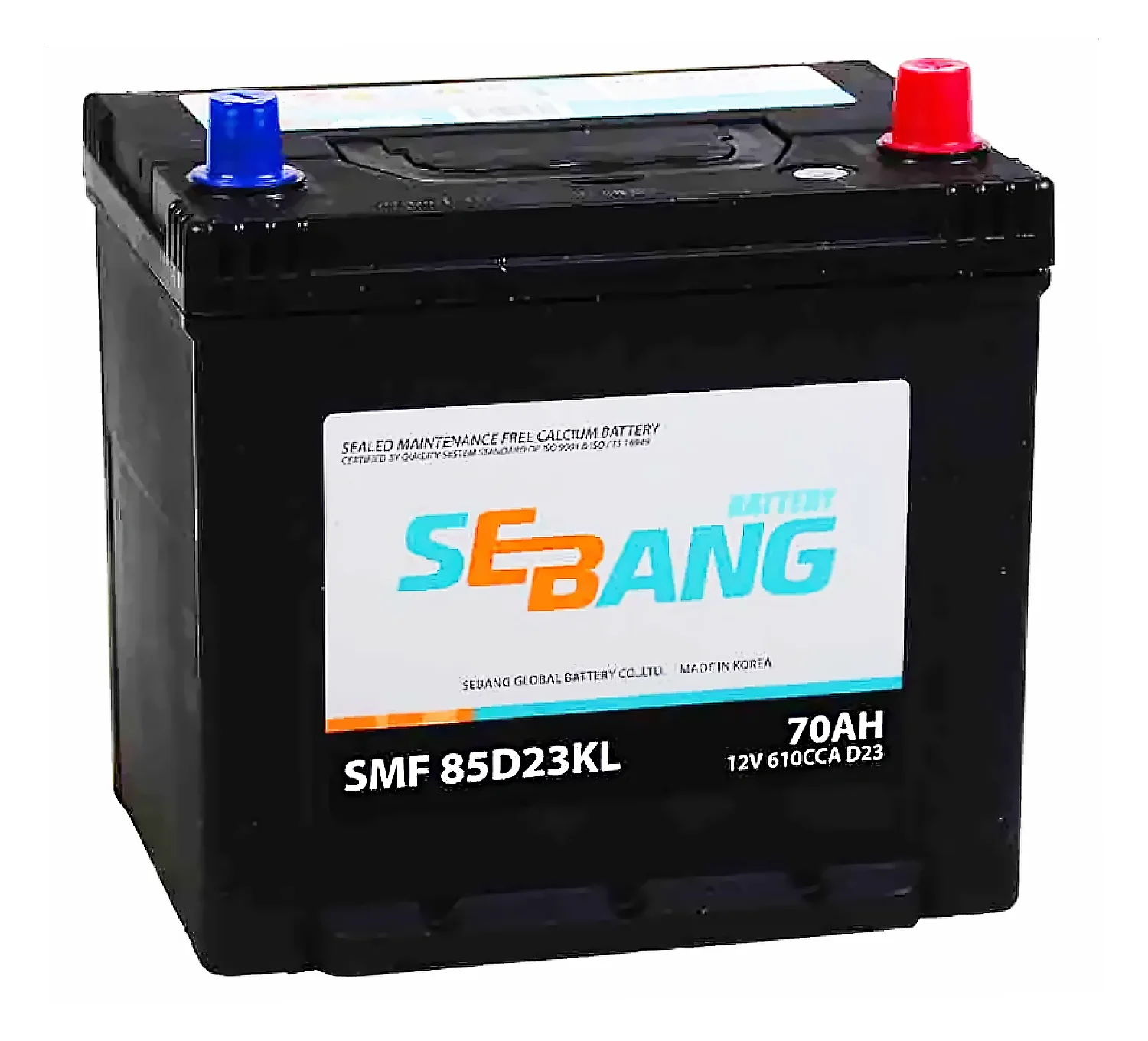 Аккумулятор SEBANG SMF 85D23KL 70 Ач о.п. РАСПРОДАЖА