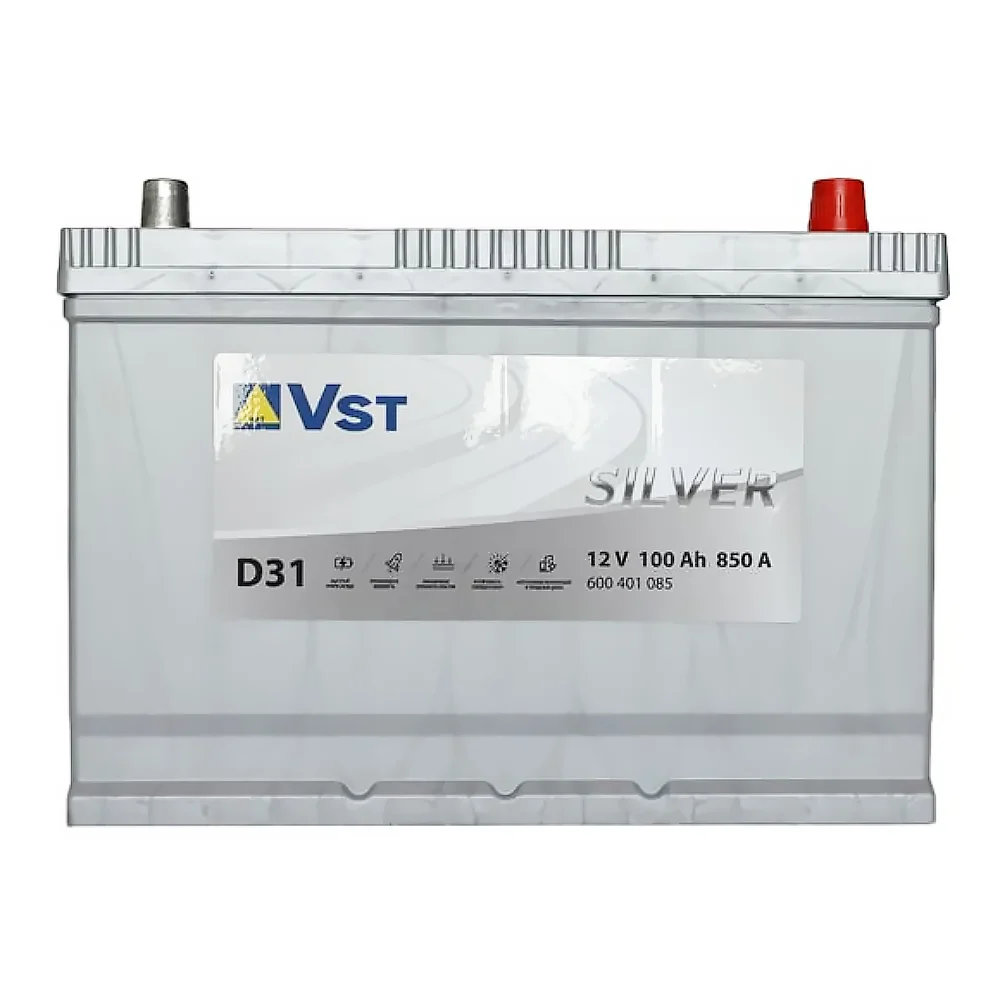 Аккумулятор VST Silver Asia D31 100 Ач о.п. Фото 1