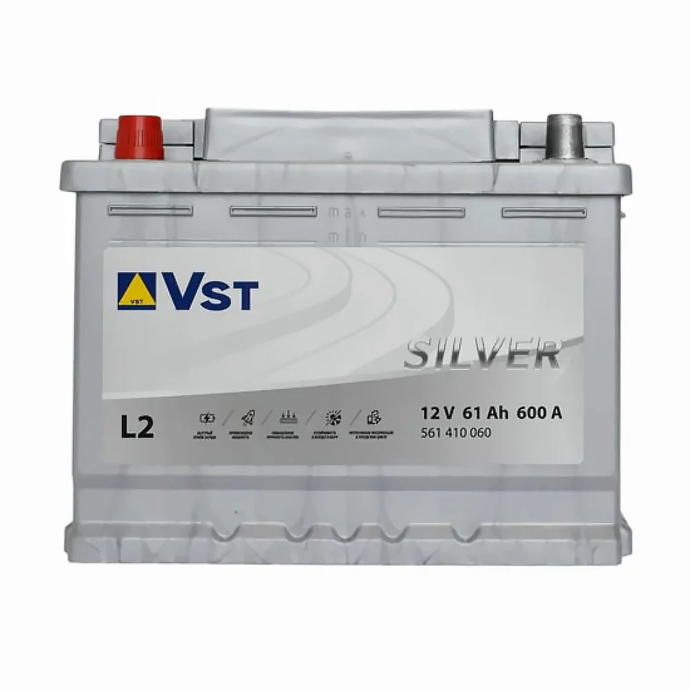 Аккумулятор VST Silver L2 61 Ач п.п. Фото 1