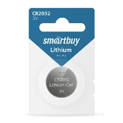 Батарейка Smartbuy CR2032 3V BL*1 Фото 1