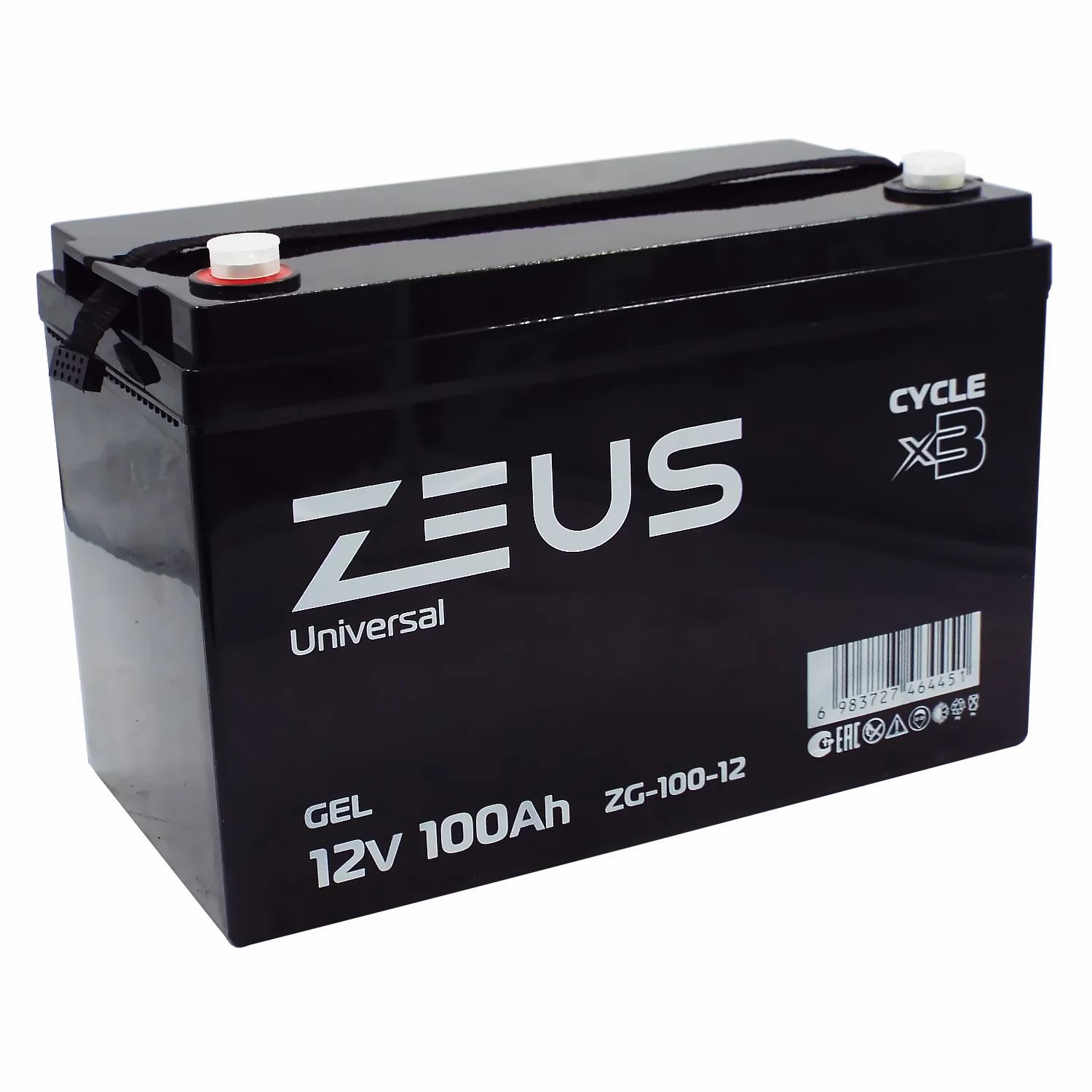 Аккумулятор ZEUS ZG-100-12 GEL (12V100Ah) универсальный