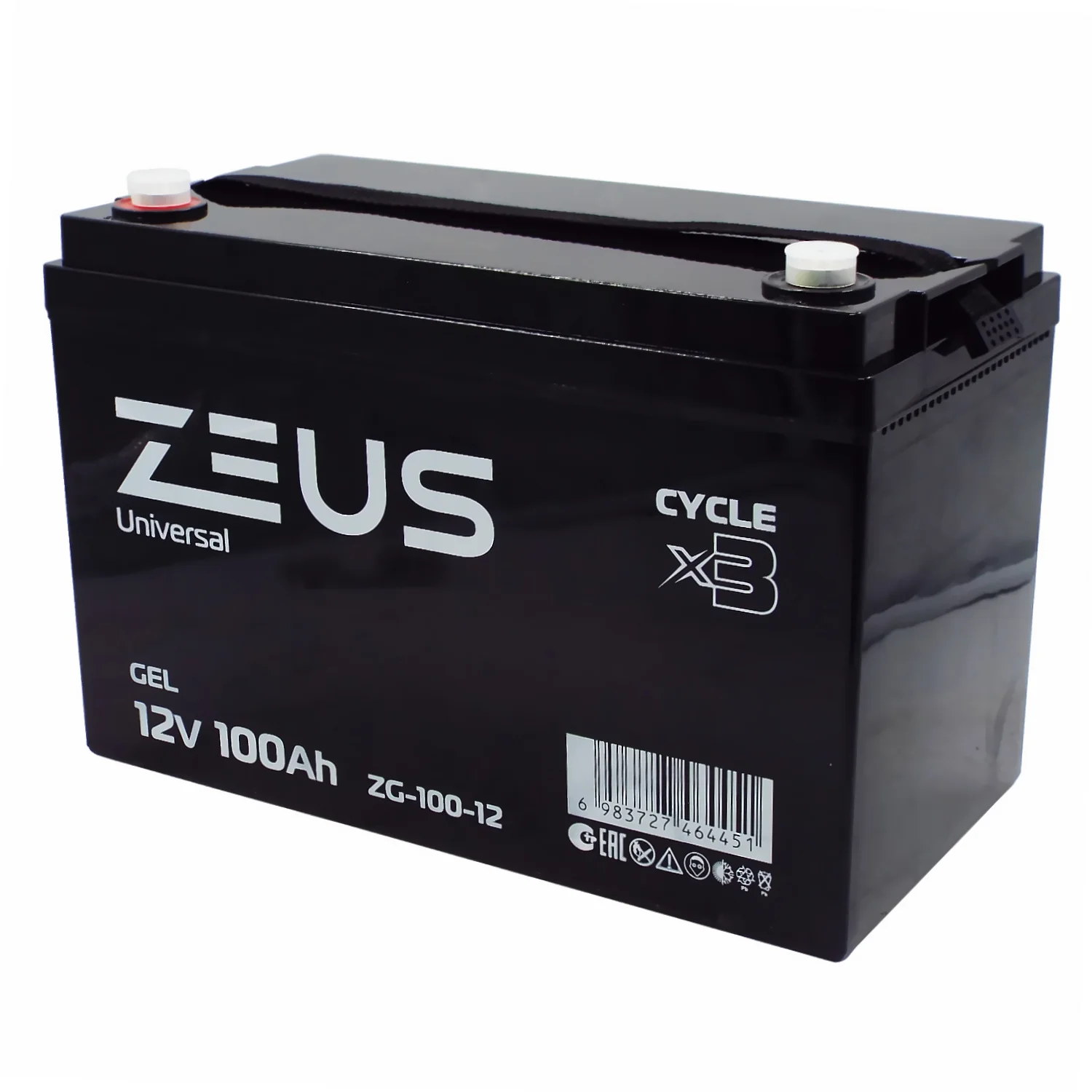 Аккумулятор ZEUS ZG-100-12 GEL (12V100Ah) универсальный Фото 1