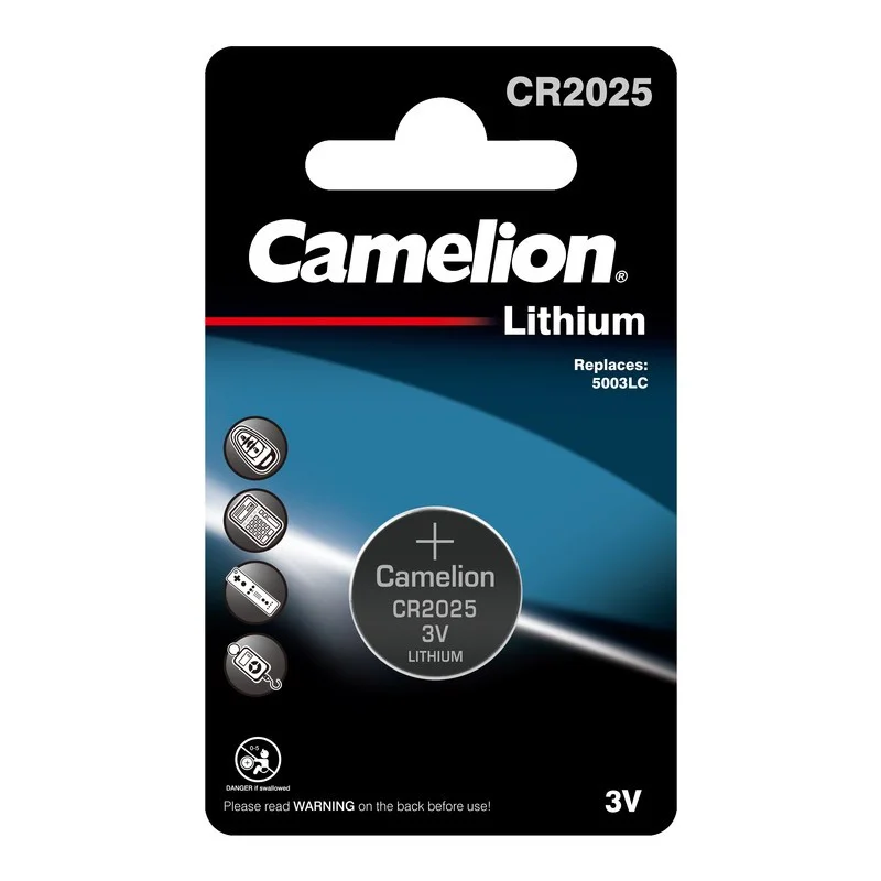Батарейка Camelion CR2025 3V BL*1 Фото 1