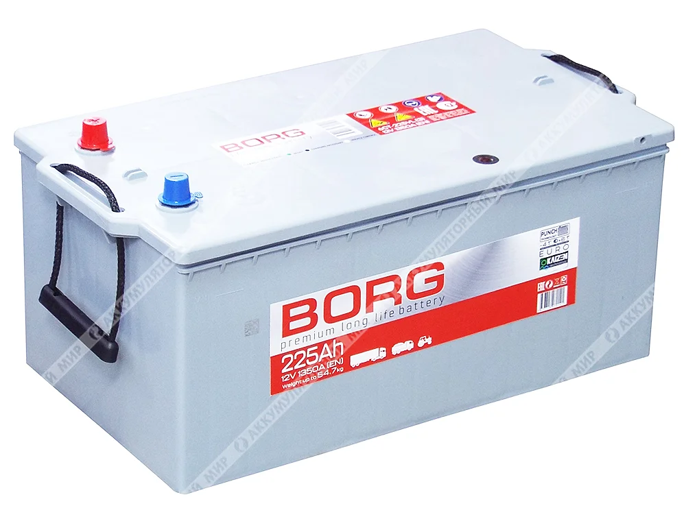 Аккумулятор BORG Premium TRUCK 225 Ач о.п. Уценка!