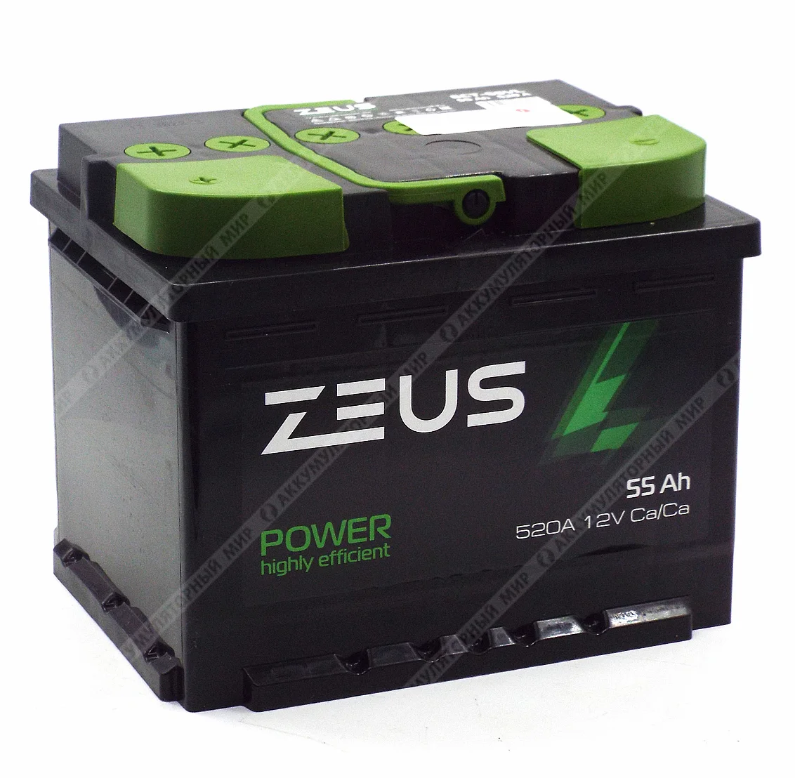 Аккумулятор ZEUS POWER 55 Ач п.п.