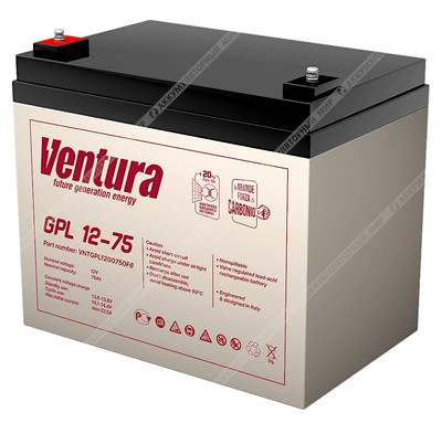 Аккумулятор Ventura GPL 12-75 (универсальный)