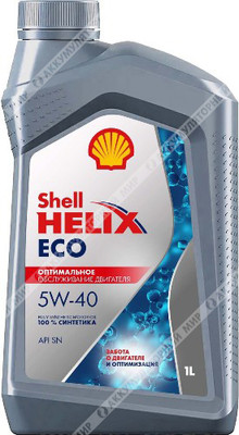 Масло моторное Shell Helix ECO 5W40 1л.