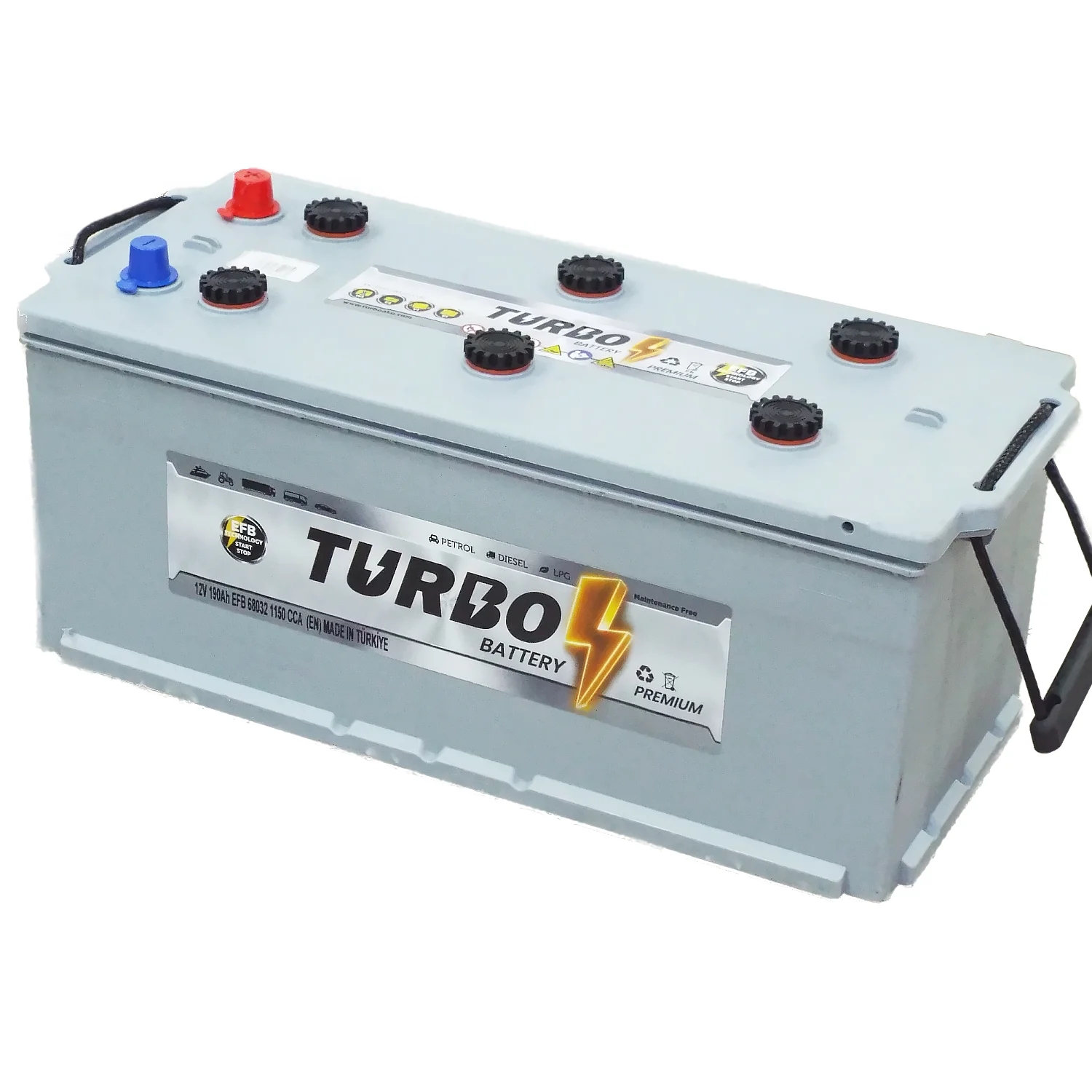 Аккумулятор TURBO EFB 190 Ач о.п. Фото 1
