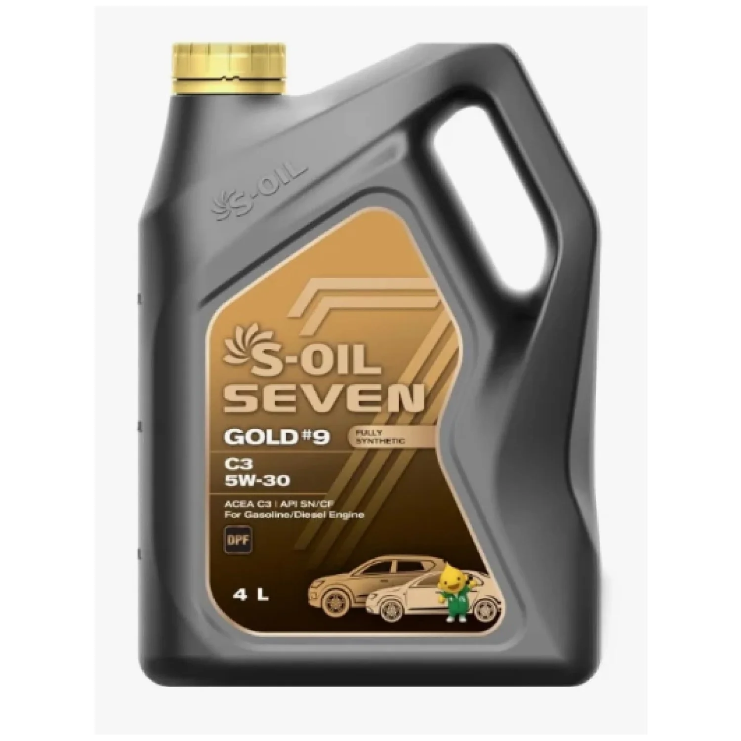 Масло моторное S-OIL Seven GOLD #9 C3 5W-30, 4л Фото 1