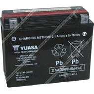 Аккумулятор Yuasa мото AGM 22.1 Ач о.п. (YTX24HL-BS)
