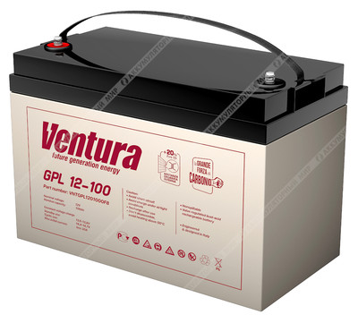 Аккумулятор Ventura GPL 12-100 (универсальный)