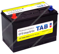 Аккумулятор TAB EFB SG10JX Asia 105 Ач п.п.