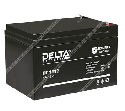 Аккумулятор Delta DT 1212 (для слаботочных систем)