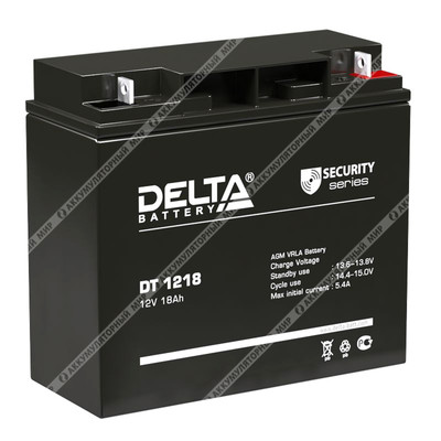 Аккумулятор Delta DT 1218 (для слаботочных систем)