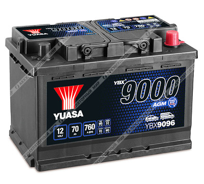 Аккумулятор YUASA AGM YBX9096 70 Ач о.п.