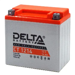 Аккумулятор DELTA СТ 1214 AGM 14 Ач п.п. (YTX14-BS) Фото 1