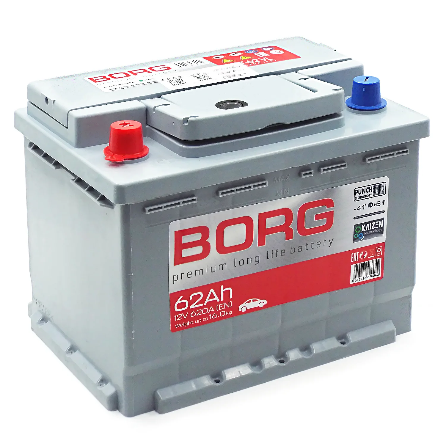 Аккумулятор BORG Premium 62 Ач п.п. РАСПРОДАЖА