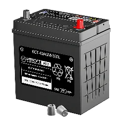 Аккумулятор ИРКУТ AGM-B20L 40 Ач о.п. Фото 1