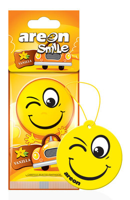 Ароматизатор подвесной Vanilla/Ваниль AREON SMILE RING картон