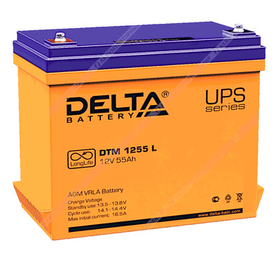 Аккумулятор Delta DTM 1255 L (универсальный)