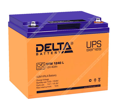 Аккумулятор Delta DTM 1240 L (универсальный)