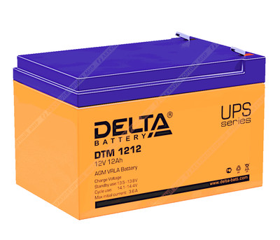 Аккумулятор Delta DTM 1212 (универсальный)
