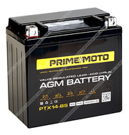 Аккумулятор PRIME MOTO AGM PTX14-BS 14 Ач п.п.
