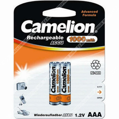 Аккумулятор Camelion R-03/AAA/1000 mAh BL*2
