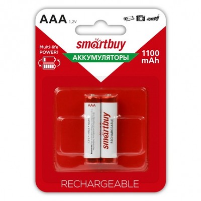 Аккумулятор Smartbuy AAA R03 600 mAh BL*2