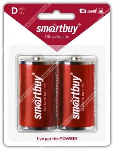 Батарейка Smartbuy LR20 1.5V BL*1 Фото 1