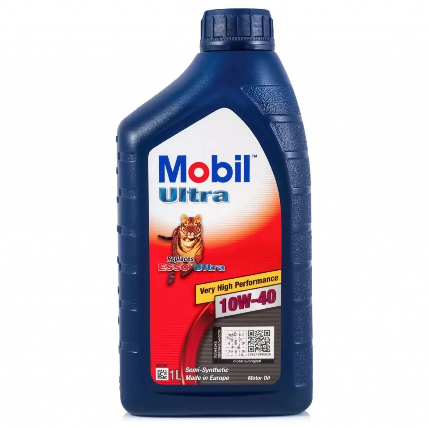 Масло моторное MOBIL Ultra 10W-40, 1л Фото 1