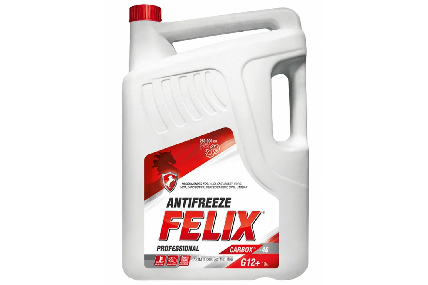 Антифриз FELIX Carbox G12+ красный, 10кг
